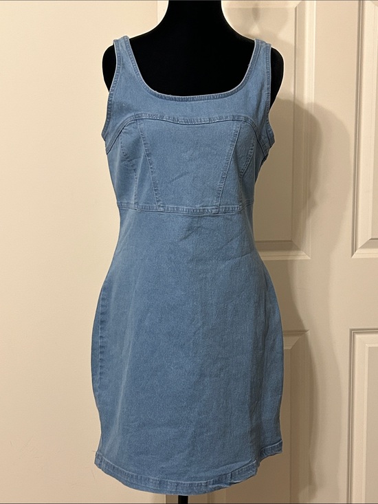 Derek Heart Dresses & Skirts - NWT Juniors Classic Light Blue Denim Tank Mini Dress
